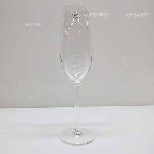 AUTHENTICATED TIFFANY & CO 9.5in CRYSTAL CHAMPAGNE FLUTE GLASS image number 2