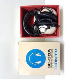 Vintage Pioneer SE-30A Stereo Headphones for U.S. Military Personnel Only Made in Japan