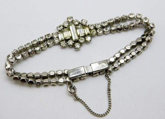 Vintage Bogoff Pendant & Icy Rhinestone Costume Jewelry 112.5g image number 5