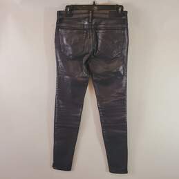 Diesel Women Black Iridescent Jeans S alternative image
