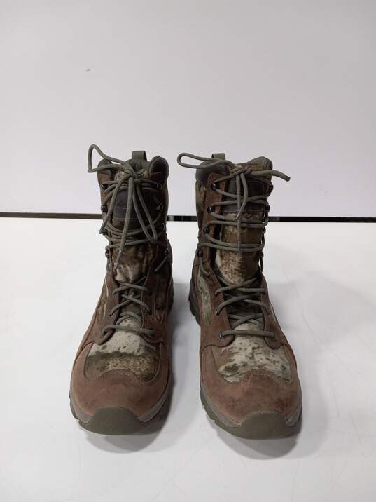 Men's Cabela's Camo/Brown Work Boots Size 11D image number 2