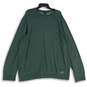 Mens Green Long Sleeve Crew Neck Classic Pullover Sweater Size XL Tall image number 1