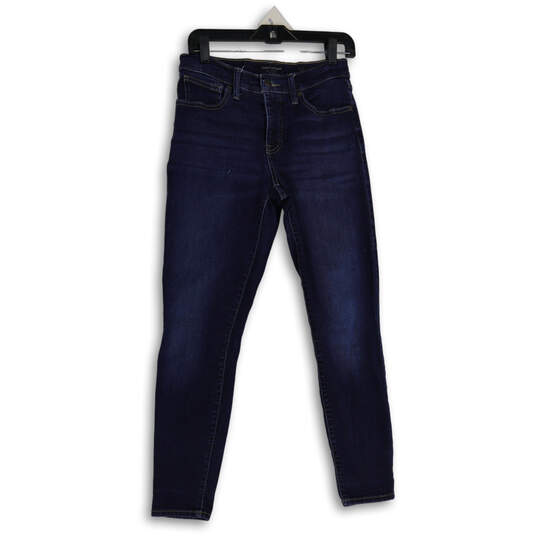 Womens Blue Medium Wash 5-Pocket Design Skinny Leg Jeans Size 6/28 Reg image number 1