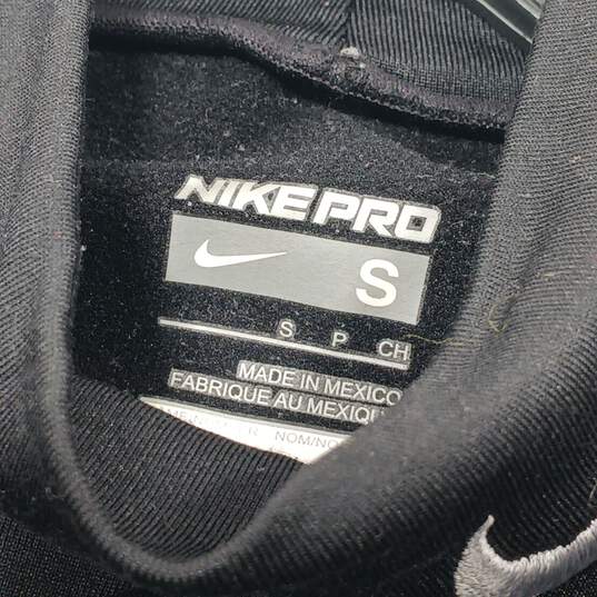 Nike Pro Men's Nike Fit Black Long Sleeve Shirt Size S image number 3