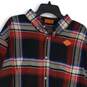 NWT St. John's Bay Mens Multicolor Plaid Long Sleeve Button-Up Shirt Size XXL image number 3