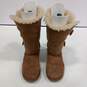 Women's Chestnut Suede Bailey Button Boots Size 7 image number 4