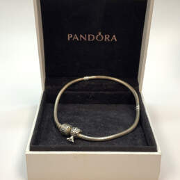 Designer Pandora S925 ALE Sterling Silver Snake Chain Charm Bracelet w/ Box