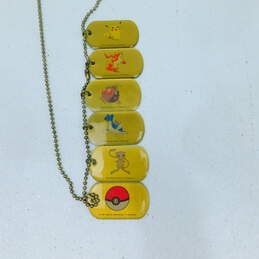 VTG 1998 Nintendo Pokemon Collectible Dog Tags w/ Official Pins Keychain & Coin alternative image