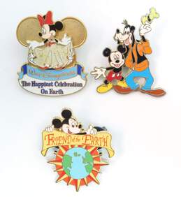 Collectible Disney Mickey & Minnie Mouse & Goofy Enamel Trading Pins 33.2g