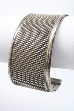 Taxco Sterling Silver Cuff Bracelet - 41.40g
