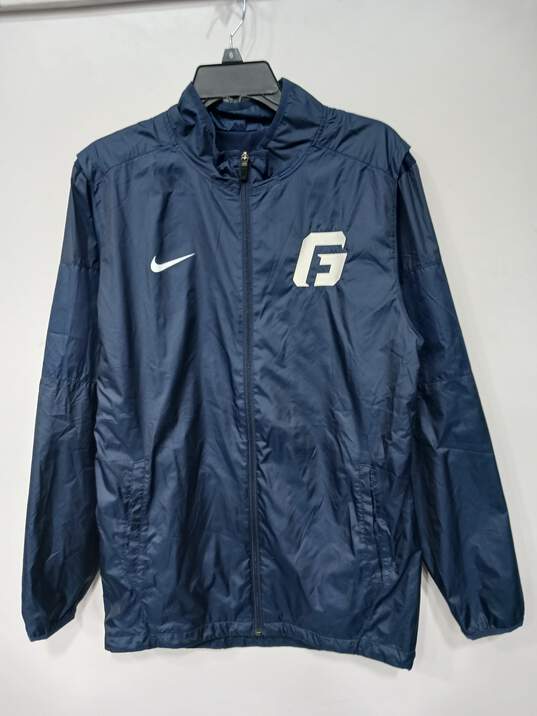 Nike Silver Embroidered G Accent Basic Athletic Jacket Size Small image number 1