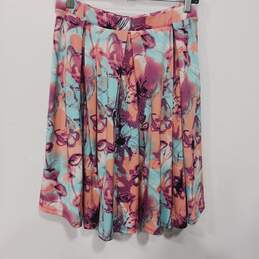Women’s LuLuRoe Madison Floral Skirt Sz S alternative image