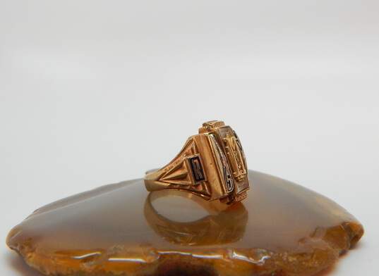 10k Yellow Gold 1958 Class Ring 9.3g image number 4