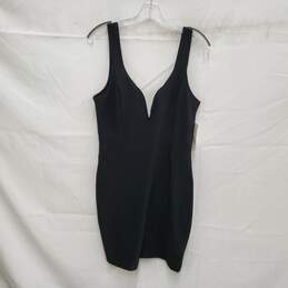 NWT Tobi WM's Black V-Neck Body Con Cocktail Mini Dress Size L