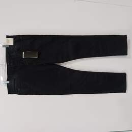 Calvin Klein Men's Powder Black Button Fly Skinny Jeans Size 36x32