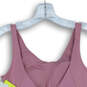 NWT Womens Pink Fitted Scoop Neck Sleeveless Stretch Tank Top Size XS image number 3