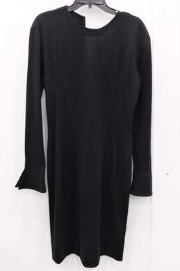 Vintage Mondrian Black Long Sleeved Dress