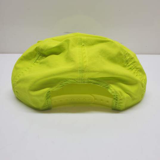 Vintage Seattle Mariners Neon Yellow Nylon Adjustable Snapback Hat #2 image number 3
