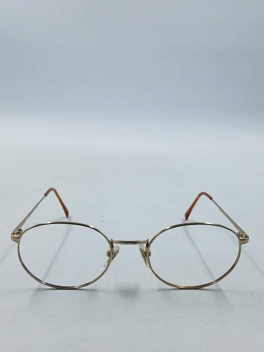 Polo Ralph Lauren Gold Round Eyeglasses image number 2