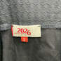 Womens Blue Black Sleeveless Wide Strap Back-Zip Mini Dress Size 2 image number 3