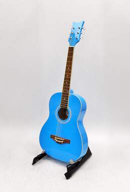 Daisy Rock Brand Debutante 14-7402 Model 3/4 Size Blue Acoustic Guitar