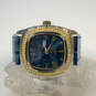 Designer Joan Rivers Blue Adjustable Leather Strap Analog Wristwatch image number 1