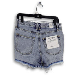 NWT Womens Blue Denim Medium Wash Bombshell Cut-Off Shorts Size 8/29 alternative image