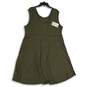NWT Prana Womens Green Scoop Neck Sleeveless Pullover A-Line Dress Size 3X image number 2