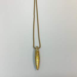 Designer Swarovski Gold-Tone Rhinestone Snake Chain Pendant Necklace alternative image