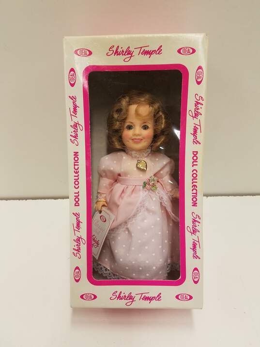 Vintage 1982 Shirley Temple Pink Dress Ideal Doll Collection 8” Doll NRFB image number 1