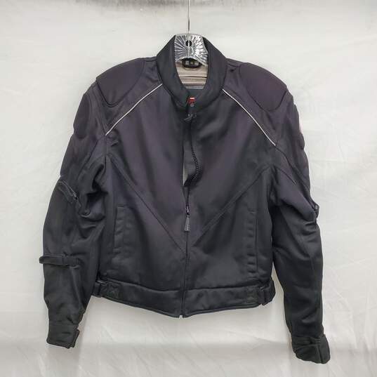 Gericke WM's Padded Black Motorcycle Jacket Size SM image number 1