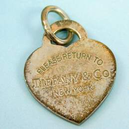 Tiffany & Co 925 Please Return To Heart Tag Pendant 6.1g