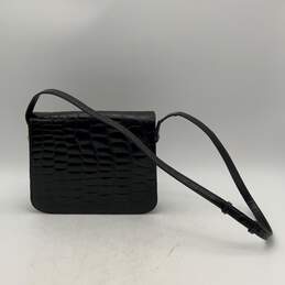 Kaiyo Womens Black Gold Inner Pocket Adjustable Strap Crossbody Bag Purse alternative image
