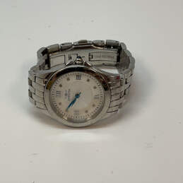 Designer Invicta Silver-Tone Stainless Steel Round Dial Analog Wristwatch