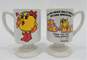 VNTG Ms. Pac-Man Bally Midway Employee Thank You Glass Pedestal Mug Cup image number 2