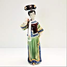 Shiwan Lotus Princess  Chinese Ceramic Landy Figural