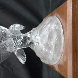 Achievement Gallery Glass Eagle Sculpture w/ Wood Base alternative image