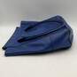 Womens Blue Leather Bottom Studded Double Handle Tote Handbag Purse image number 4
