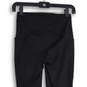NWT Women Black Elastic Waist Pull-On Compression Leggings Size 4 image number 4