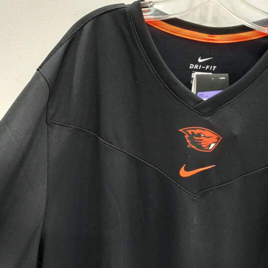 Nike Dry Fit Men's Oregon State Ducks Black Long Sleeve Shirt 3XL NWT image number 3