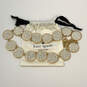Designer Kate Spade Gold-Tone Rhinestone Spot Collar Necklace With Dust Bag image number 2