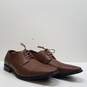 Perry Ellis Portfolio Oxford Dress Shoes Brown Size 8.5 image number 3