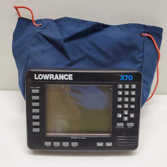 Lowrance X70A Locator Fish Finder Untested for P/R image number 1
