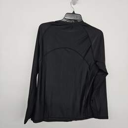 Black Mesh Long Sleeve Zip Up Jacket alternative image