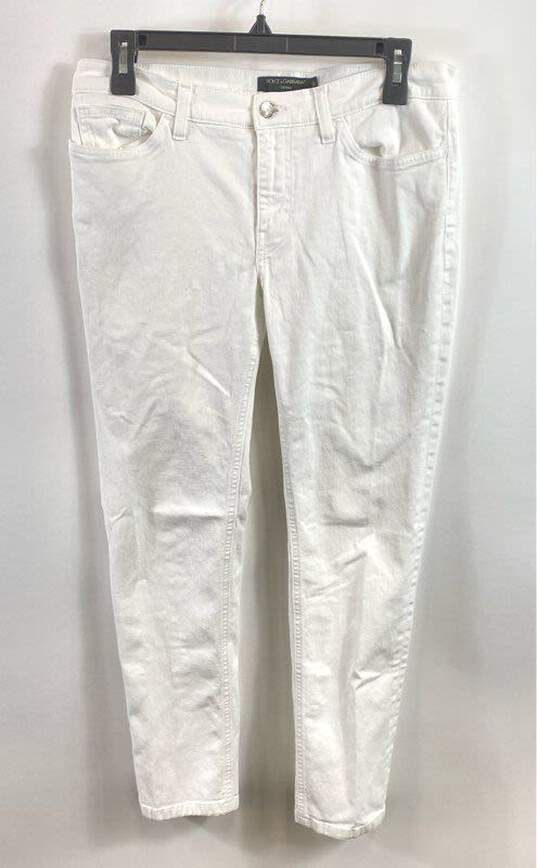 Buy the Dolce & Gabbana White Jeans - Size 44 | GoodwillFinds