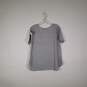 Womens Round Neck Short Sleeve Chest Pocket Pullover T-Shirt Size Large image number 2