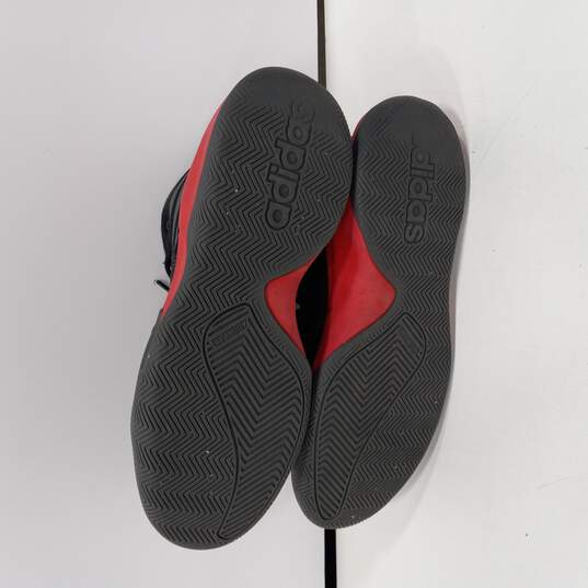 Men's Red & Black Basketball Shoes Size 9.5 image number 3