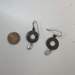 IOB Designer Silpada 925 Sterling Silver Cubic Zirconia Stone Drop Earrings alternative image