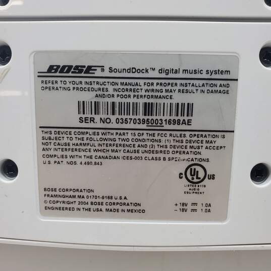 Bose SoundDock Digital Music System Untested Parts Repair image number 3