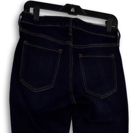 Womens Blue Denim Medium Wash Curvy Pockets Skinny Leg Jeans Sz Petite 27/4 image number 4